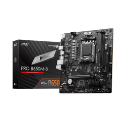 MSI PRO B650M-B DDR5 6800MHz (OC) HDMI VGA M.2 USB 3.2 2.5G LAN mATX AM5