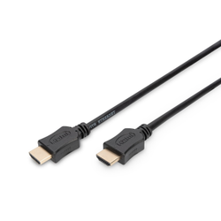 Digitus Hdm� Kablo Alt�n U�lu Siyah 1 Metre 4K AK-330107-010-S
