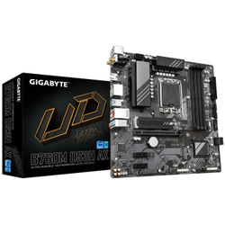 Gigabyte B760M DS3H AX DDR5 7600MHz (OC) M.2 HDMI DP 2.5GbE Lan Wi-Fi 6E Micro ATX Soket 1700 Anakart