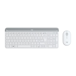 Logitech MK470 �nce Kablosuz Klavye Mouse Set Beyaz 920-009436