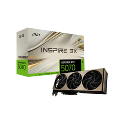MSI GeForce RTX 5070 12G Inspire 3X OC 12GB GDDR7 192bit DX12 PCIe 5.0 (3xDP 1xHDMI) Ekran Kart�