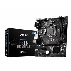 MSI H310M PRO-VDH PLUS DDR4 2666MHz DVI VGA HDMI USB 3.1 mATX Win7 Win10 Soket 1151