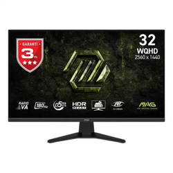 MSI MAG 325QF E18V 31.5 2560x1440 WQHD 180Hz 0.5ms HDMI DP Adaptive Sync Gaming Monit�r