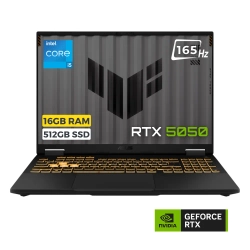 ASUS TUF Gaming F16 FX608JH-RV010 i5-13450HX 16GB 512GB SSD 8GB RTX5050 115W 16 FHD+ 165Hz FreeDOS