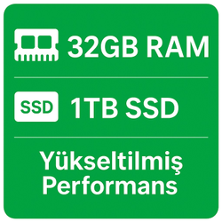 32GB Ram 1TB SSD Disk Y�kseltme Paketi