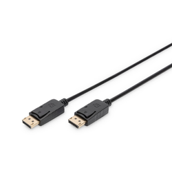 Digitus DisplayPort Kablo Siyah 3 Metre AK-340100-030-S