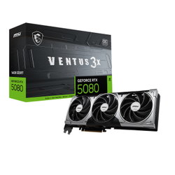 MSI GeForce RTX 5080 16G Ventus 3X OC 16GB GDDR7 256bit DX12 PCIe 5.0 (3xDP 1xHDMI) Ekran Kart�
