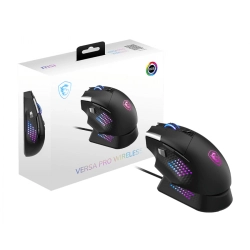 MSI Versa Pro Wirelles Dock Pro RGB �arjl� Optik Gaming Mouse