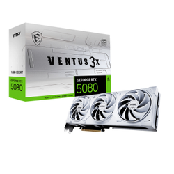 MSI GeForce RTX 5080 16G Ventus 3X OC White 16GB GDDR7 256bit DX12 PCIe 5.0 (3xDP 1xHDMI) Ekran Kart�