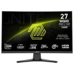 MSI MAG 275CQF E18 27 2560x1440 WQHD 180Hz 0.5ms HDMI DP FreeSync Curve 1500R Gaming Monit�r