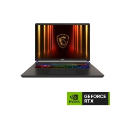 MSI Vector 17 HX AI A2XWHG-086TR Ultra 7 255HX 32GB 1TB SSD 12GB RTX5070Ti 140W 17 QHD+ 240Hz Windows 11
