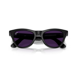 Ray-Ban Meta Skyler Ak�ll� G�zl�k Siyah �er�eve Transitions Violet Lens RW4010