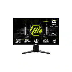 MSI MAG 255F E20 24.5 1920x1080 FHD 200Hz 0.5ms HDMI DP FreeSync Premium IPS Gaming Monit�r