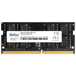 Netac Basic 16GB DDR4 3200MHz CL20 1.2V SODIMM Notebook Ram NTBSD4N32SP-16
