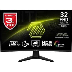 MSI MAG 32C6 31.5 1920x1080 180Hz 1ms HDMI DP Adaptive Sync Curved 1500R Gaming Monit�r