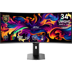MSI MPG 341CQR QD-OLED X36 34 3440x1440 UWQHD 360Hz 0.03 ms Curve 1800R HDMI DP Type-C True Black 500 Adaptive Sync Gaming Monit�r