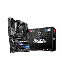 MSI MAG Z490 TOMAHAWK DDR4 4800MHz (OC) PCI-E Gen 4 M.2 USB 3.2 RGB 1x2.5G LAN 1x1G LAN ATX Soket 1200