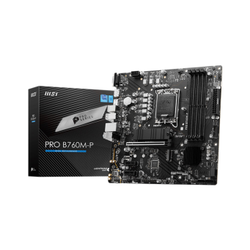 MSI PRO B760M-P DDR5 6800MHz (OC) PCI-E M.2 USB 3.2 HDMI DP VGA 1x1G LAN mATX Soket 1700