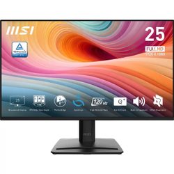 MSI PRO MP252 E2 24.5 1920x1080 FHD 120Hz 1ms HDMI DP Adaptive Sync IPS Monit�r