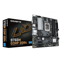 Gigabyte B760M D3HP DDR4 DDR4 5333 MHz 2xM.2 1G LAN Micro-ATX Soket 1700