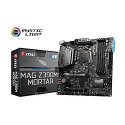 MSI MAG Z390M MORTAR DDR4 HDMI DVI DP M.2 USB 3.1 ATX Soket 1151