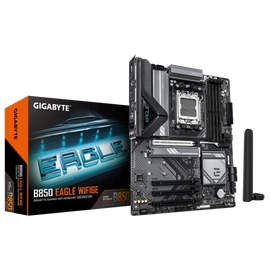 Gigabyte B850 Eagle WiFi 6E DDR5 8200 MHz (OC) 3xM.2 DP HDMI 10G LAN Wi-Fi 6E ATX Soket AM5