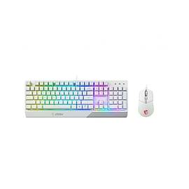 MSI Vigor GK30 Combo Kablolu Gaming Klavye Mouse Beyaz