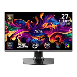 MSI MAG 272UP QD-OLED X24 26.5 3840x2160 UHD 240Hz 0.03 ms HDMI DP Type-C True Black 400 G-Sync QD-OLED Gaming Monit�r