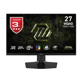 MSI MAG 274QPF E20 27 2560x1440 WQHD 200Hz 0.5ms HDMI DP Type-C HDR 400 FreeSync Rapid IPS Gaming Monit�r