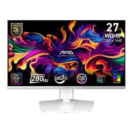 MSI MAG 272QPW QD-OLED X28 27 2560x1440 WQHD 280Hz 0.03 ms HDMI DP Type-C True Black 400 FreeSync QD-OLED Gaming Monit�r