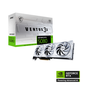 MSI GeForce RTX 5080 16G Ventus 3X OC White 16GB GDDR7 256bit DX12 PCIe 5.0 (3xDP 1xHDMI) Ekran Kart�