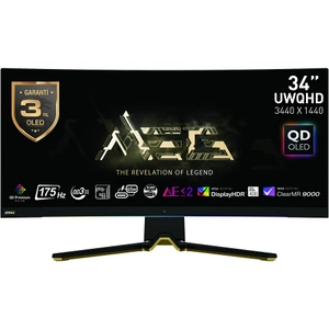 MSI MEG 342C QD OLED 34 3440x1440 175Hz 0.03ms HDMI DP Type-C HDR 400 Curved 1800R Gaming Monitr