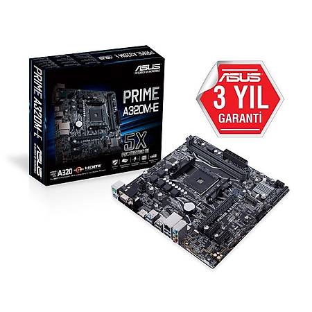 ASUS PRIME A320M-E DDR4 3200MHz (OC) VGA DVI HDMI M.2 mATX AM4