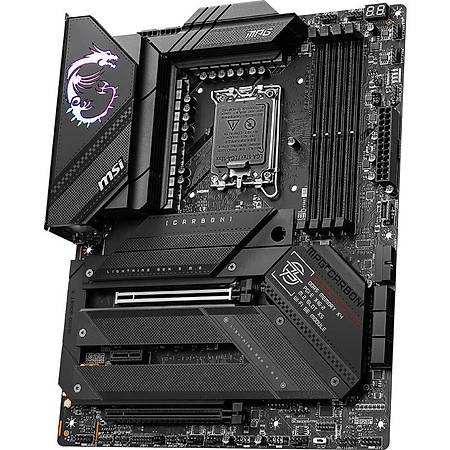 MSI MPG Z790 CARBON Wi-Fi DDR5 7600 MHz (OC) PCI-E Gen5 M.2 USB 3.2 DP HDMI 2.5G LAN Wi-Fi 6E ATX Soket 1700