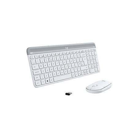Logitech MK470 nce Kablosuz Klavye Mouse Set Beyaz 920-009436