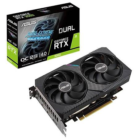 ASUS Dual GeForce RTX 3060 V2 OC Edition 12GB 192Bit GDDR6