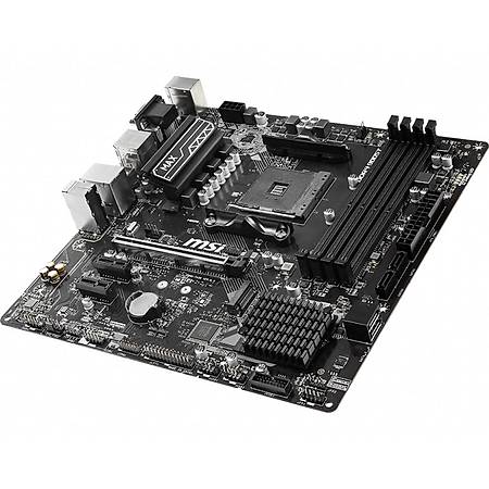 MSI B450M PRO-VDH MAX DDR4 3866MHz (OC) VGA DVI HDMI GLAN SATA 6GB/S M.2 USB3.1 mATX AM4