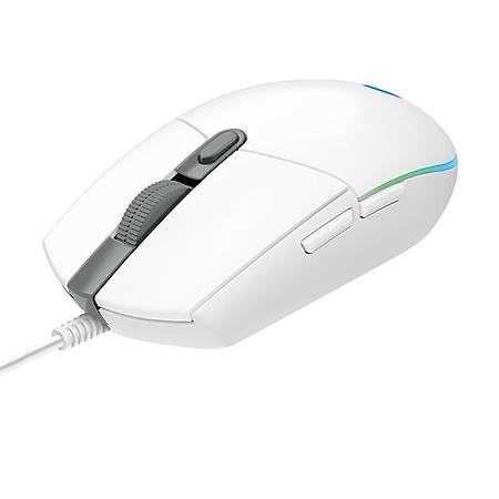 Logitech G203 LightSync RGB Kablolu Beyaz Gaming Mouse 910-005797