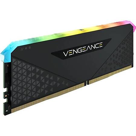 Corsair Vengeance RGB RS 8GB DDR4 3200MHz CL16 Soðutuculu Siyah Ram CMG8GX4M1E3200C16