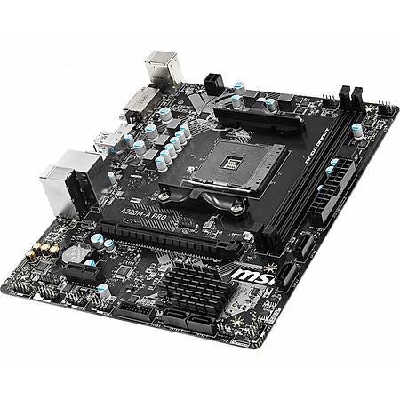 MSI A320M-A PRO DDR4 3200MHz (OC) DVI HDMI USB3.2 mATX AM4