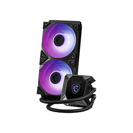 MSI MAG CORELIQUID K240 240mm aRGB 2.4 Lcd Ekranl lemci Sv Soutucu