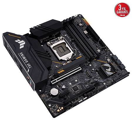 ASUS TUF GAMING B560M-PLUS DDR4 5000MHZ (OC) HDMI DP TYPE-C M.2 USB3.2 AURA RGB mATX 1200p