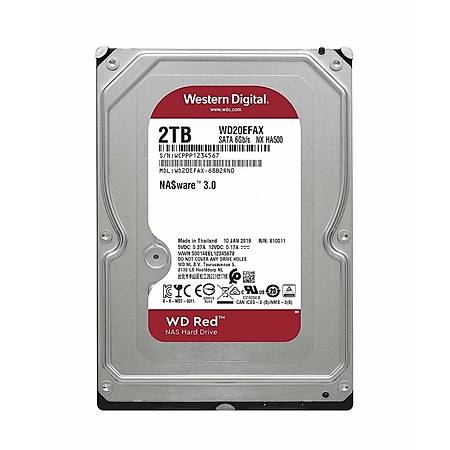 WD Red Nas 3.5 2TB 5400Rpm 64Mb Sata 3 WD20EFAX