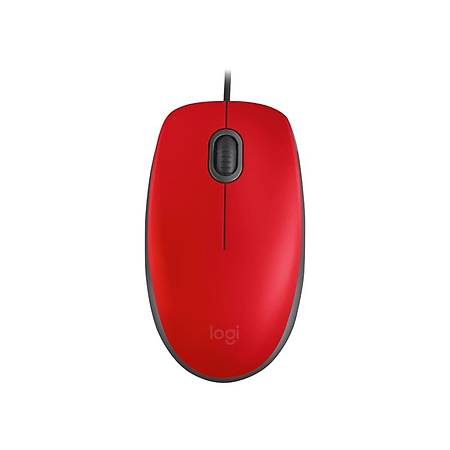 Logitech M110 Silent Kablolu Mouse Kýrmýzý 910-005489