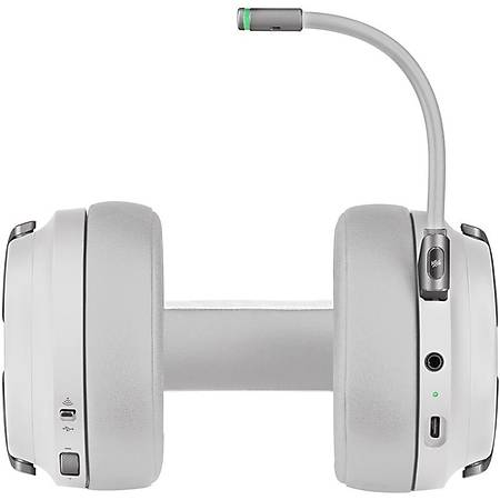 Corsair Virtuoso RGB Kablosuz Oyuncu Kulaklýk Beyaz CA-9011186-EU
