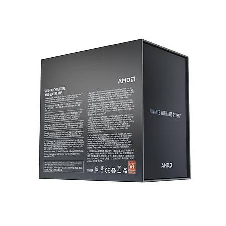 Amd Ryzen 9 7950X Soket AM5 4.5GHz 64MB Cache lemci Fansz Kutulu