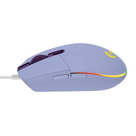 Logitech G203 LightSync RGB Kablolu Lila Gaming Mouse 910-005853