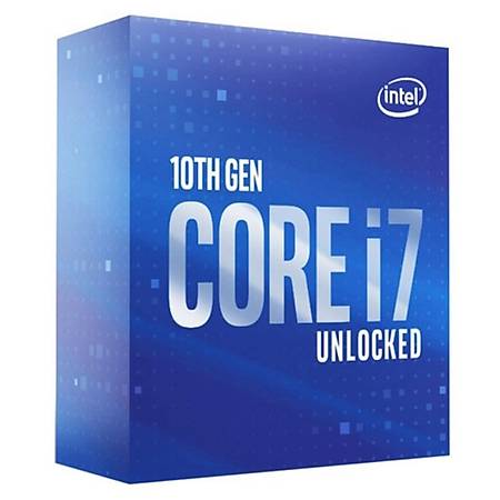  Intel Core i7 10700K Soket 1200 3.8GHz 16MB Cache Ýþlemci Fansýz Kutulu
