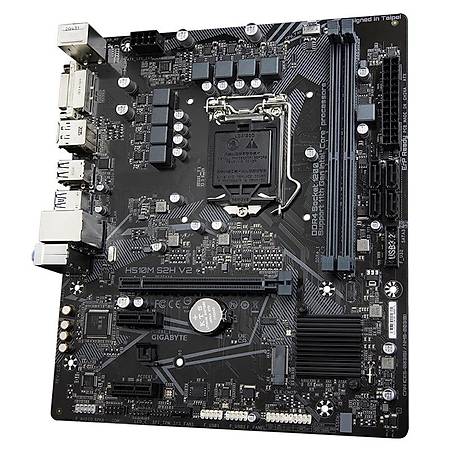 Gigabyte H510M S2H V2 DDR4 3200MHz M.2 USB 3.2 DVI-D DP HDMI 1G LAN ATX 1200p