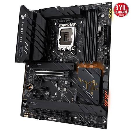 ASUS TUF GAMING Z690-PLUS WIFI D4 DDR4 5333MHz HDMI DP M.2 USB3.2 Thunderbolt Wi-Fi ATX Soket 1700